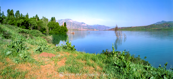 Taleghan lake, دریاچه طالقان