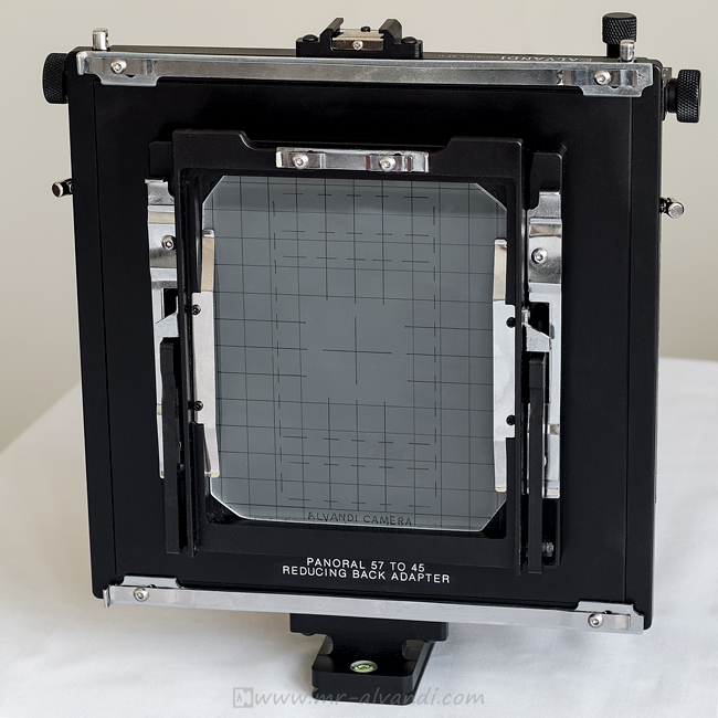 ALVANDI Panoral 57 to 45 reducing back adapter on Panoral 57-II