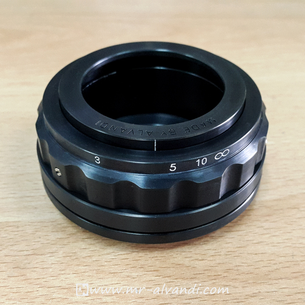 Helical focus mount for Angenieux