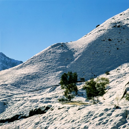 After snowfall in the Polour, بعد از بارش برف در پلور